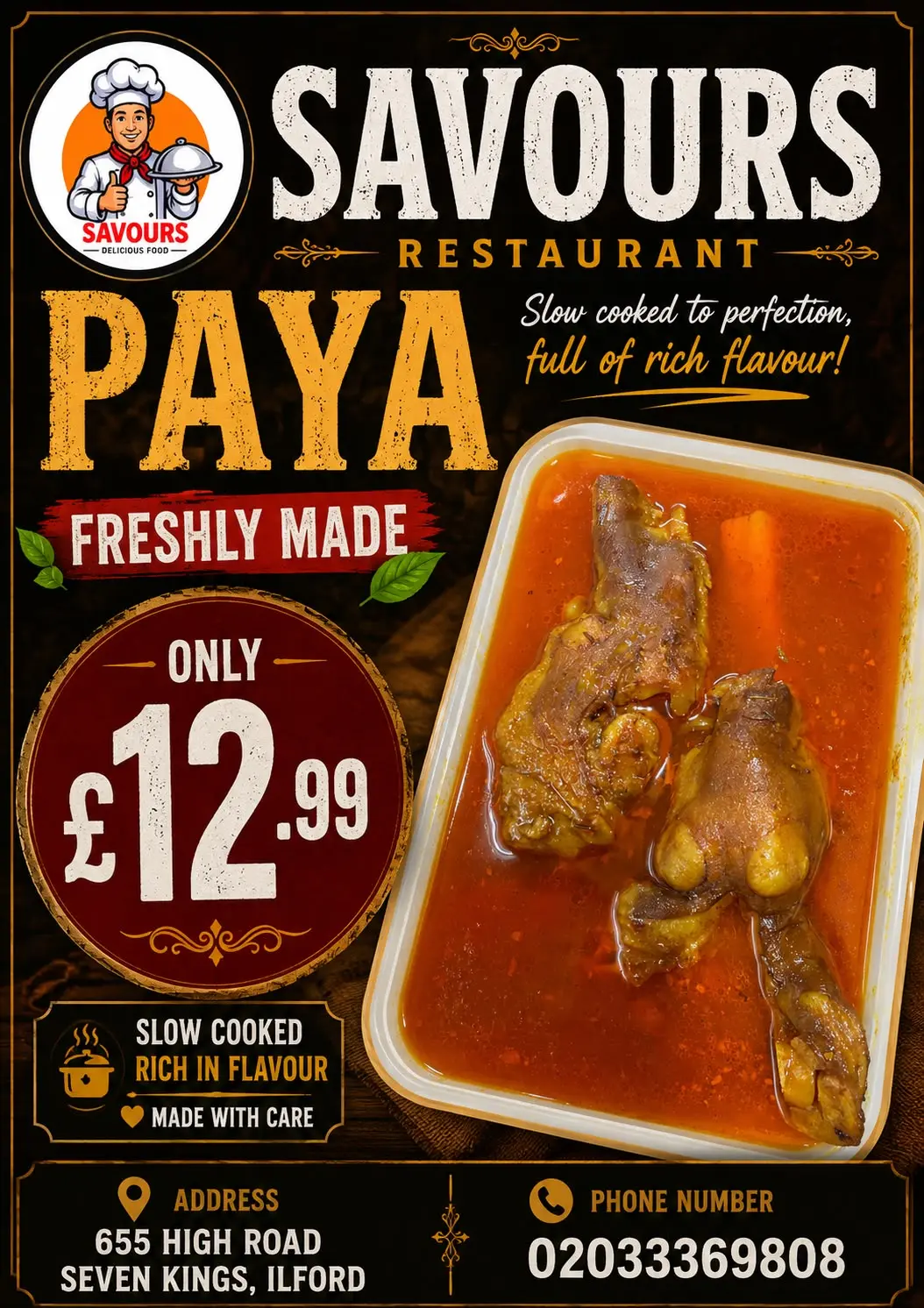 Savours Paya offer